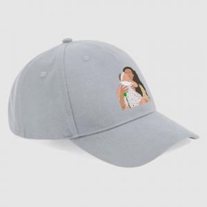 Gorra-ilustracion-personalizada-color-gris-claro-completa