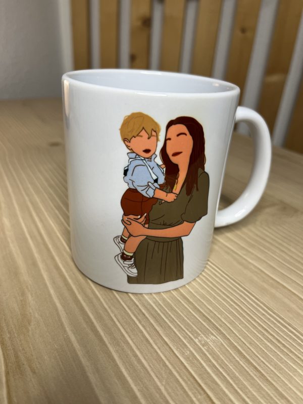 Taza foto ilustrada para regalo
