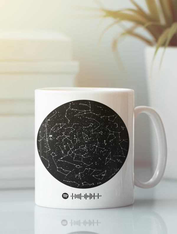 Taza personalizada mapa estelar
