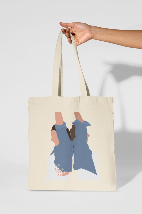 Totebag ilustracion personalizada color chicas