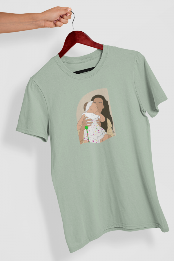 Camiseta ilustración personalizada silueta y color - Imagen 4
