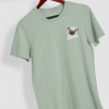 Camiseta ilustración personalizada silueta y color - Lateral