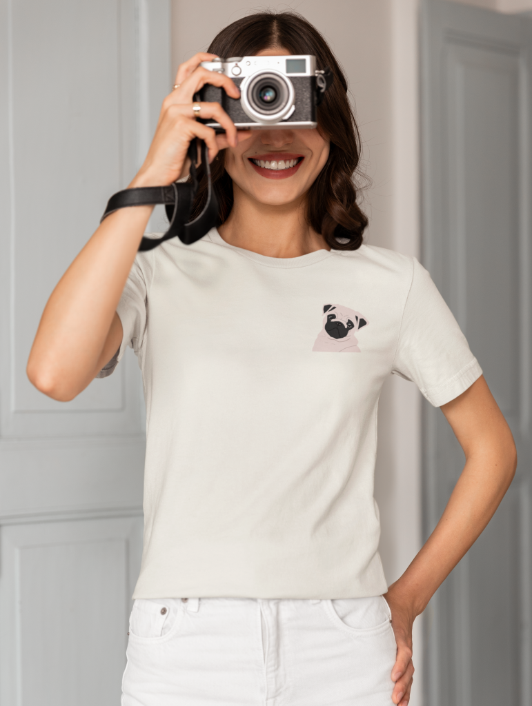 chica camiseta personalizada mascota