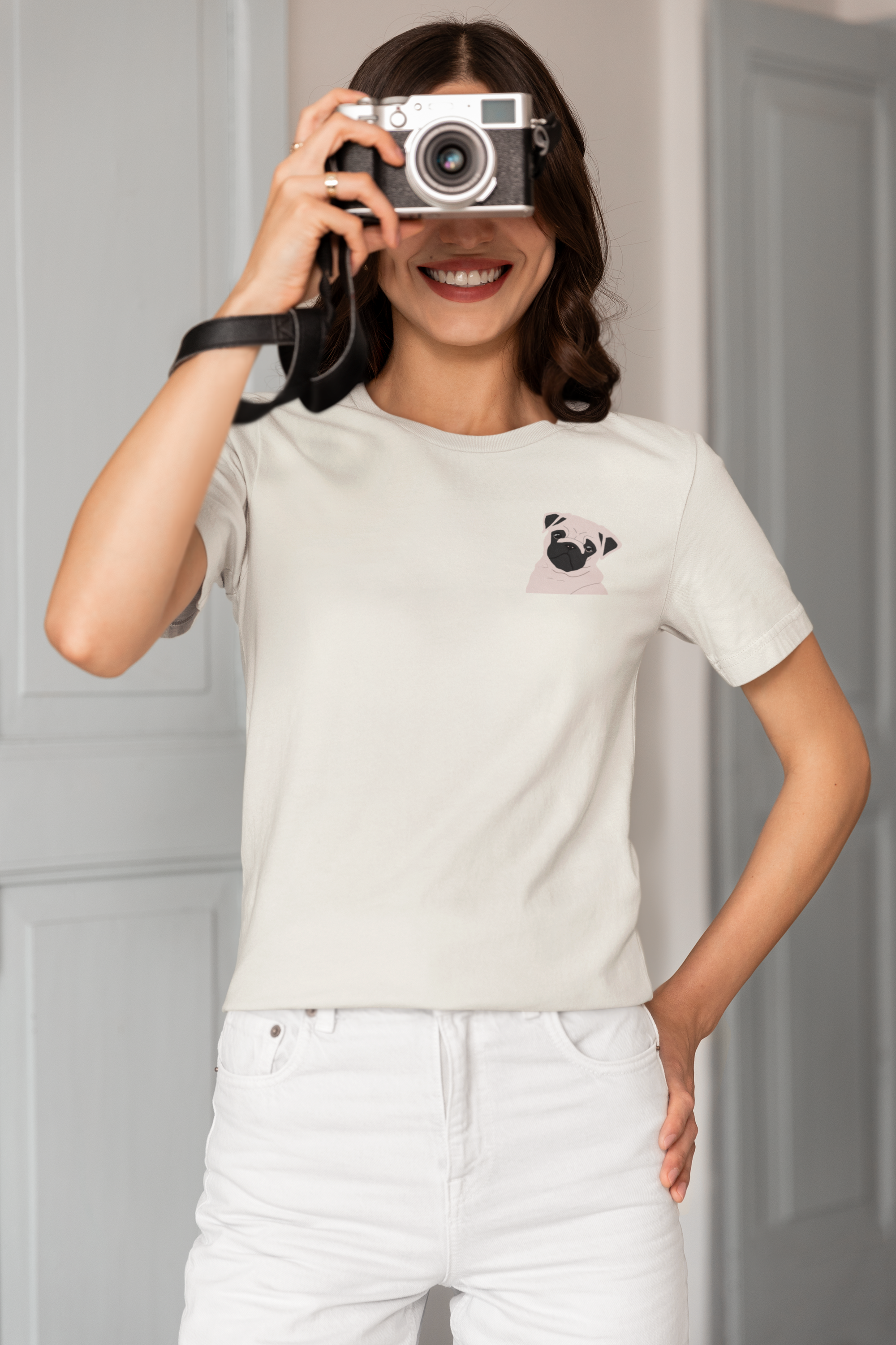 chica camiseta personalizada mascota