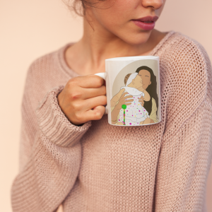 chica taza personalizada