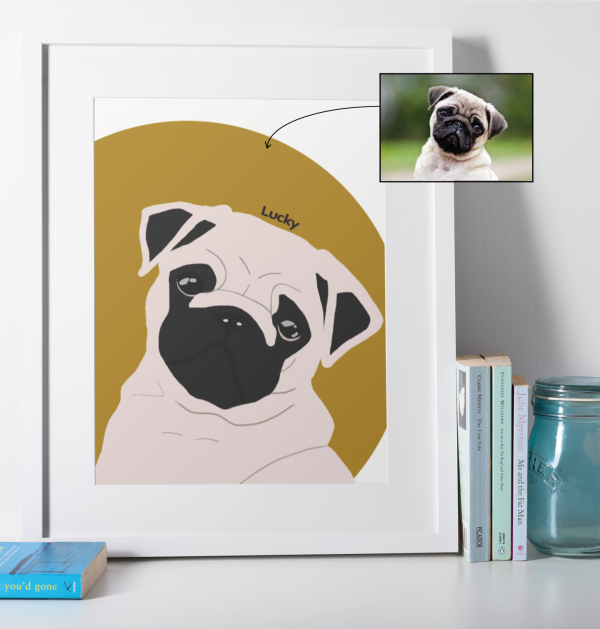 lamina-ilustracion-personalizada-color-nombre-foto