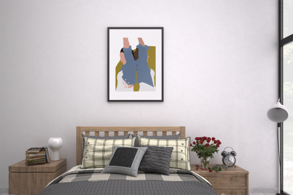 lamina ilustración personalizada color y fondo