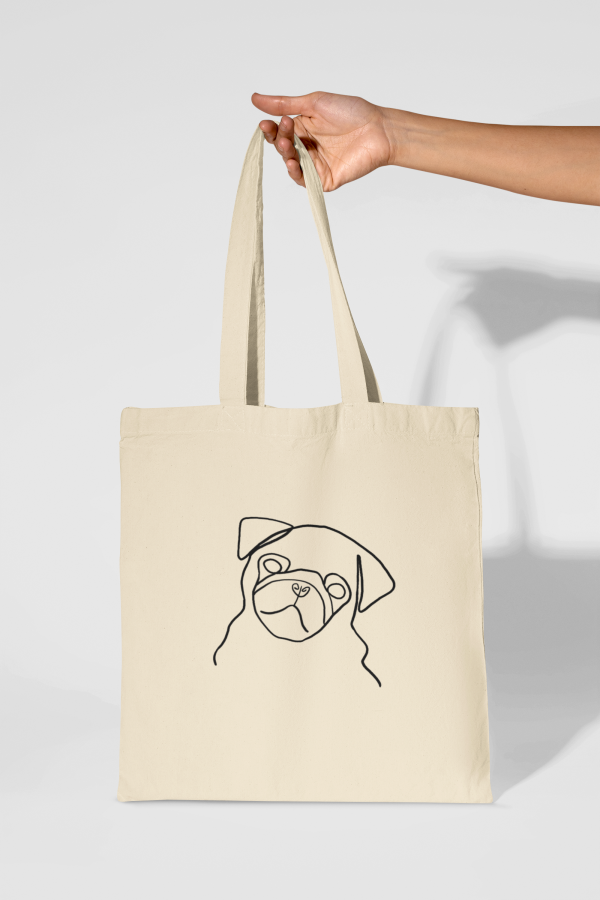 Totebag silueta personalizada mascota