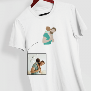 Camiseta-blanco-padre-e-hijo-color-foto
