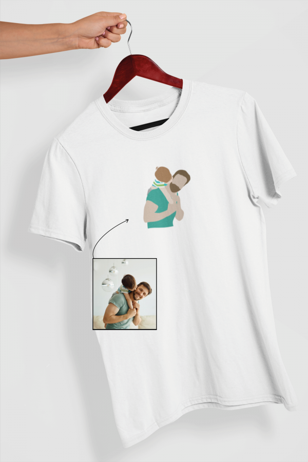 Camiseta-blanco-padre-e-hijo-color-foto