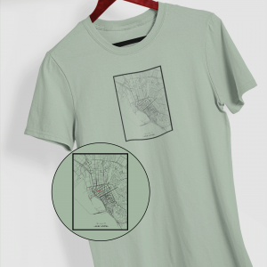 Camiseta personalizada mapa