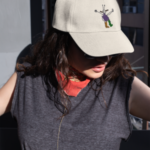 Chica gorra dibujo