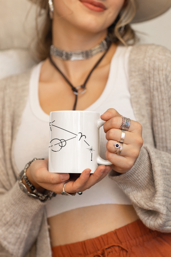 Chica taza zodiaco