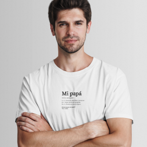 Hombre camiseta definicion mi papa