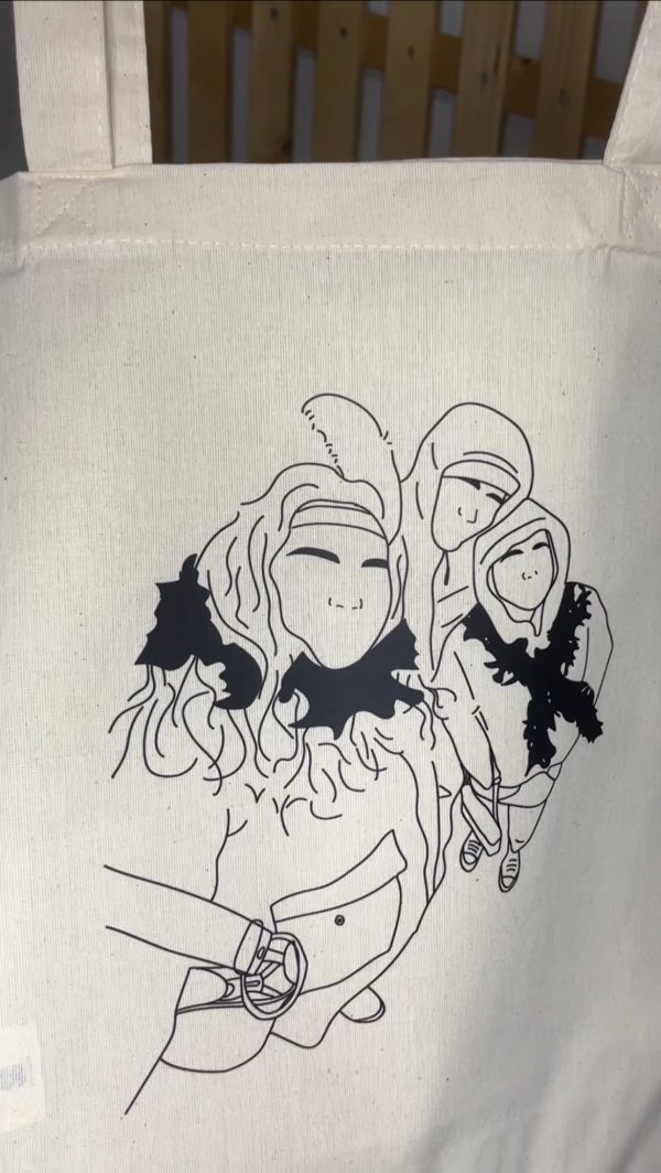 Totebag ilustración personalizada silueta - Imagen 4