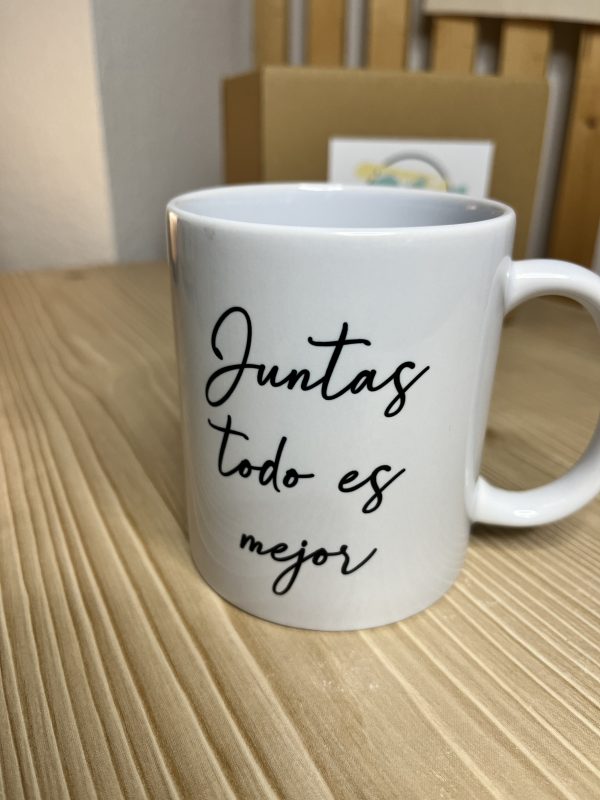 Taza personalizada mensaje