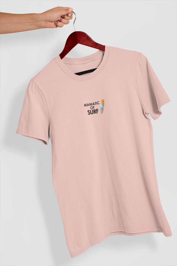 Camiseta rosa maniatic of surf