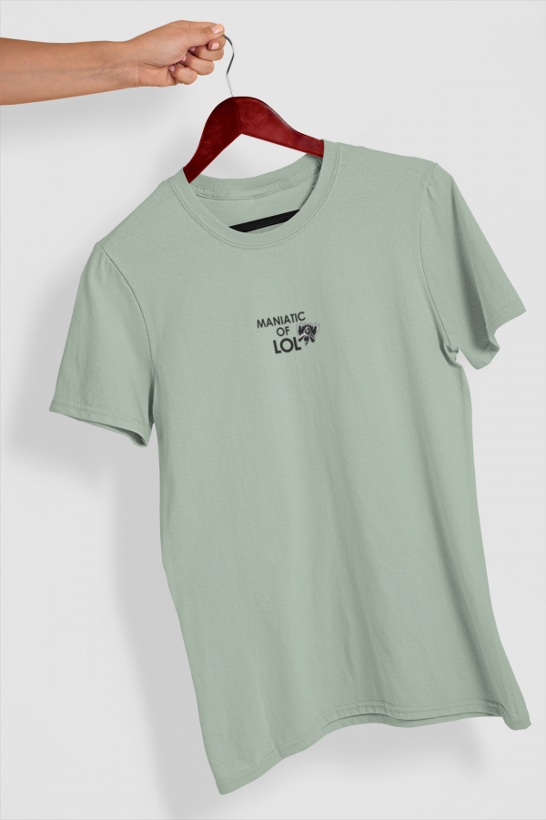 Camiseta verde maniatic of lol