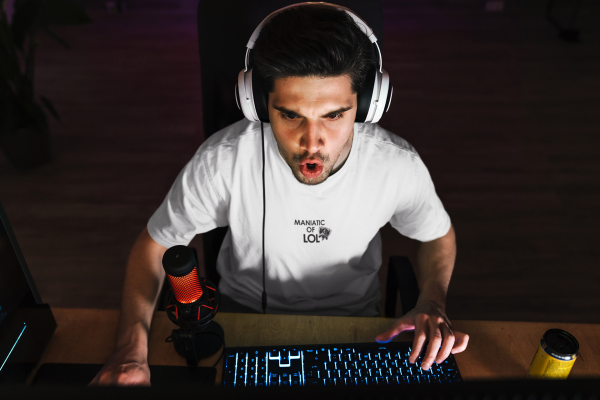 Chico camiseta maniatic of lol 2