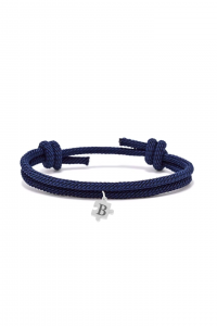 Pulsera-cuerda-azul-puzzle-plata