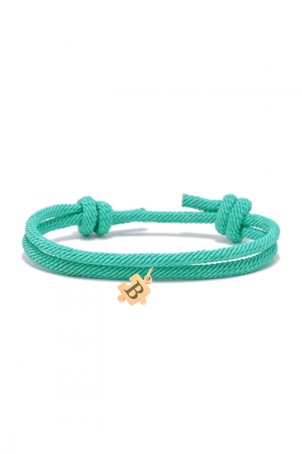 Pulsera-cuerda-turquesa-puzzle-dorado