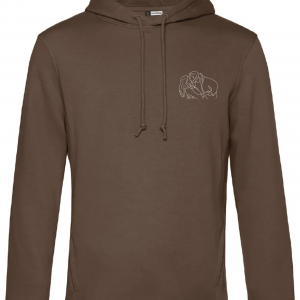 Sudadera-marron-lineas-lateral