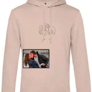 Sudadera-rosa-ilustracion-personalizada-silueta-centro-foto-real