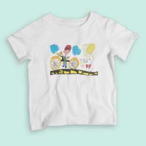 Camiseta Niño Blanca Dibujo Niños