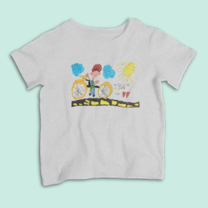 Camiseta Niño Ceniza Dibujo Niños