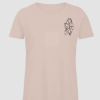 Camiseta mujer ilustración personalizada silueta - Lateral